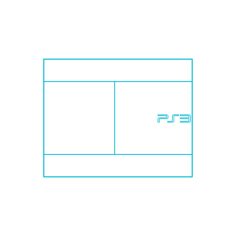 Digital Video Game Consoles Playstation 3 Super Slim Icon Svg Vector, Free Vectors File